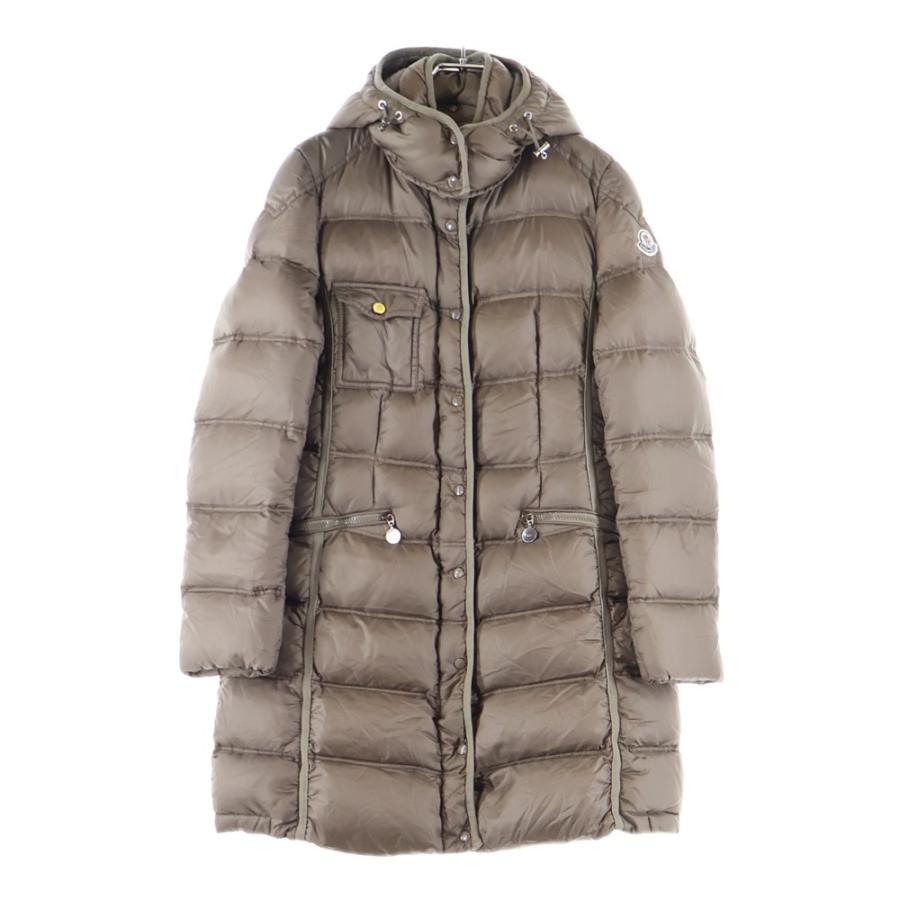 MONCLER（モンクレール） ROMARIN ロゴワッペン付フーデッドダウン