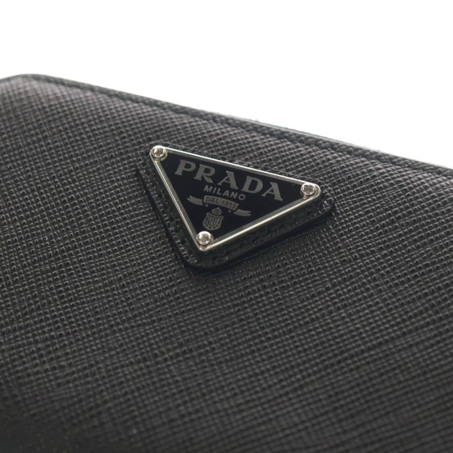 PRADA（プラダ） トライアングルロゴ コインケース ブラック レザー