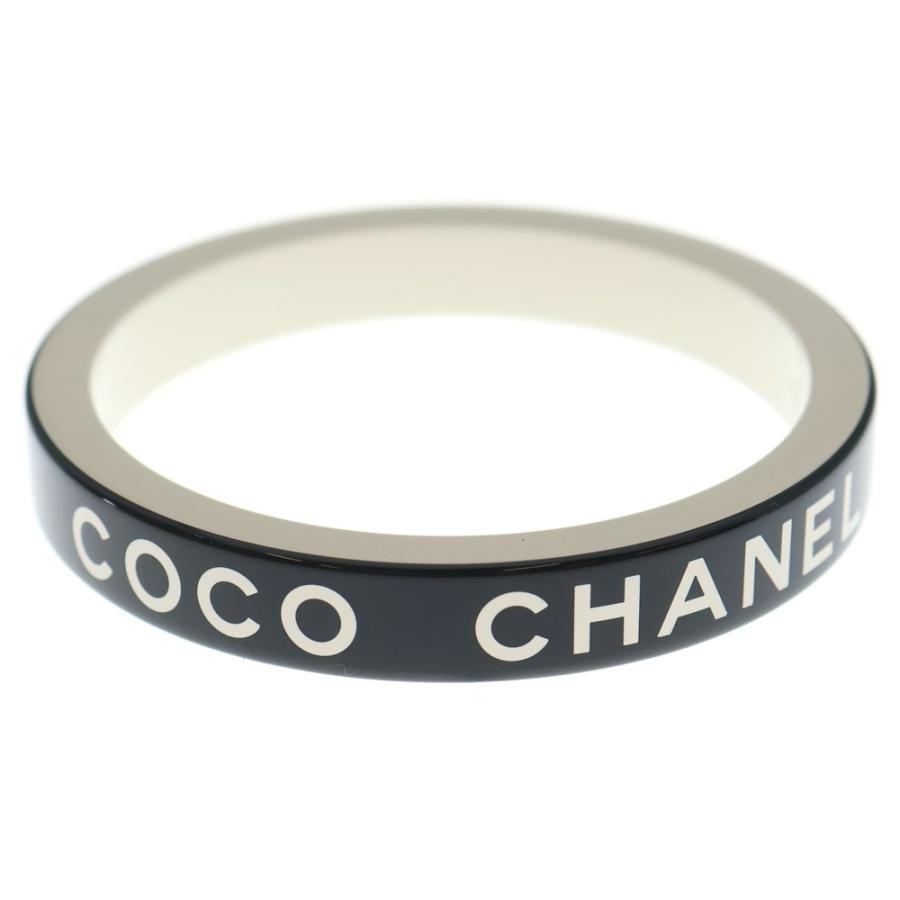 CHANEL（シャネル） COCO バングル ブレスレット ブラック×ホワイト