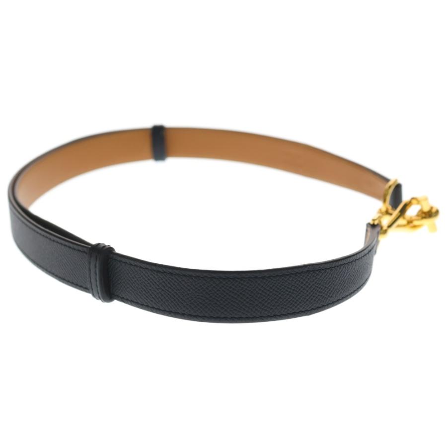 HERMES エルメス ベルト Y刻印 ゴールド金具 ブラック_2