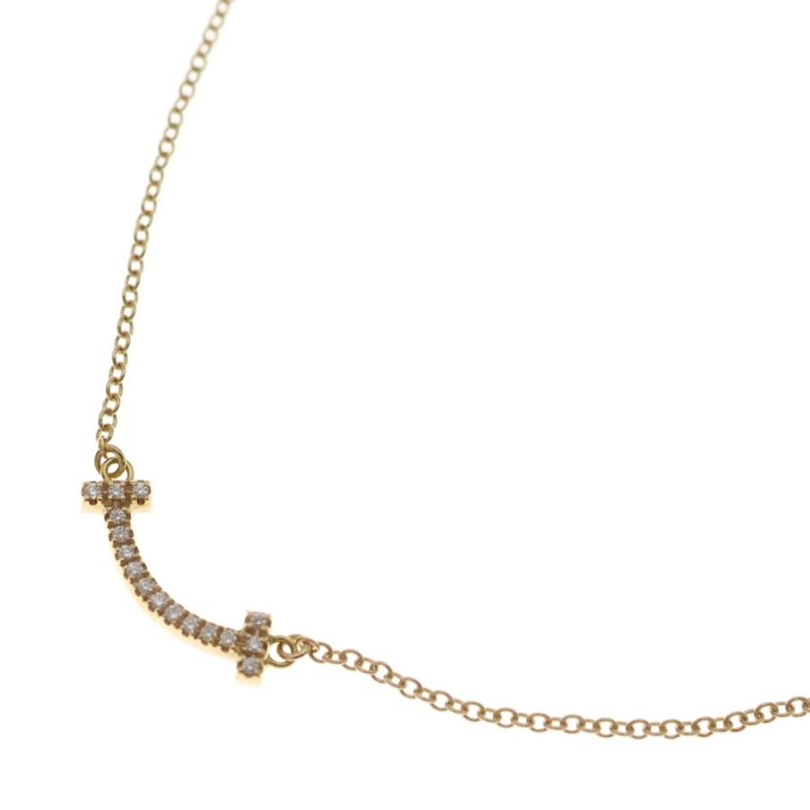 TIFFANY＆CO/ティファニー Tスマイルミニダイヤネックレス ネックレス TIFFANY&Co.（ティファニー） TIFFANY & Co.(ティファニー) Tスマイル