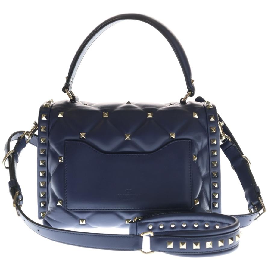 ヴァレンティノ　valentino スタッズ付きブルーショルダーバッグ VALENTINO（ヴァレンティノ） ジュリアティー二 ロックスタッズ