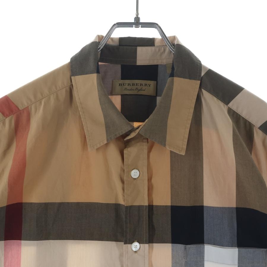 BURBERRY（バーバリー） ノバチェック総柄 半袖シャツ ベージュ