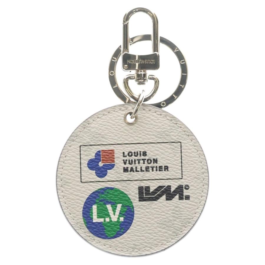 【美品】ルイヴィトン キーホルダー ポルトクレ・ ラウンド モノグラムロゴ LOUIS VUITTON（ルイ・ヴィトン） モノグラム ポルトクレ ラウンド