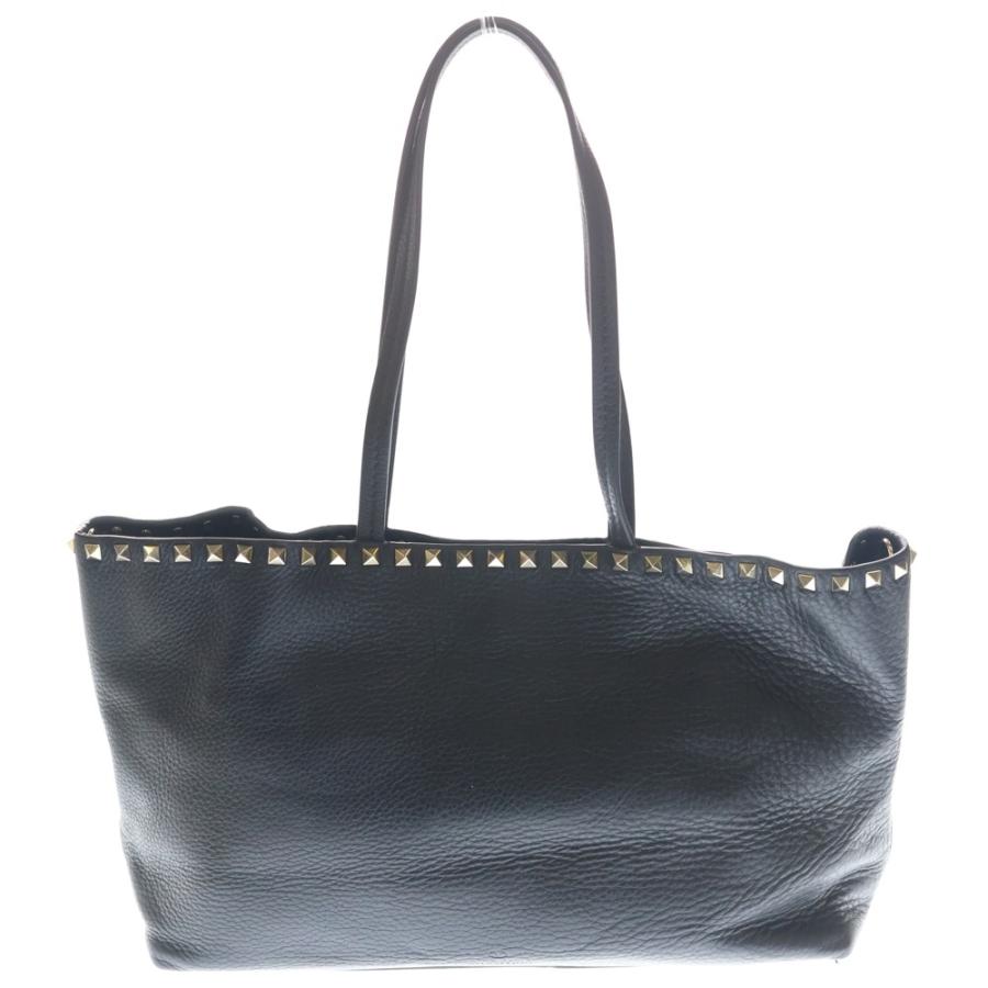 VALENTINO（ヴァレンティノ） ロックスタッズ レザー トートバッグ