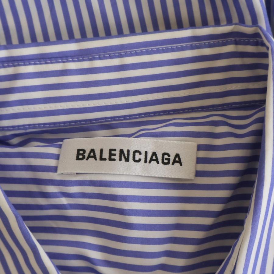 BALENCIAGA（バレンシアガ） 19SS スカーフドッキングシャツ ロング 