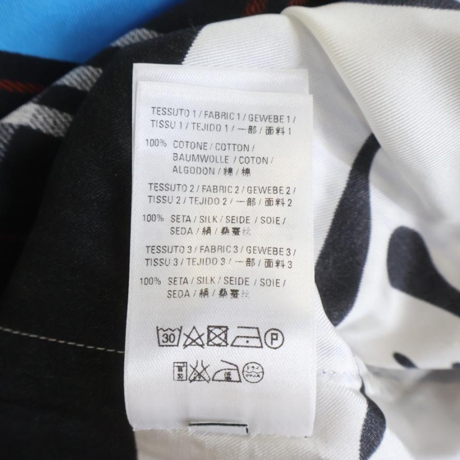 BALENCIAGA（バレンシアガ） 19SS スカーフドッキングシャツ ロング 