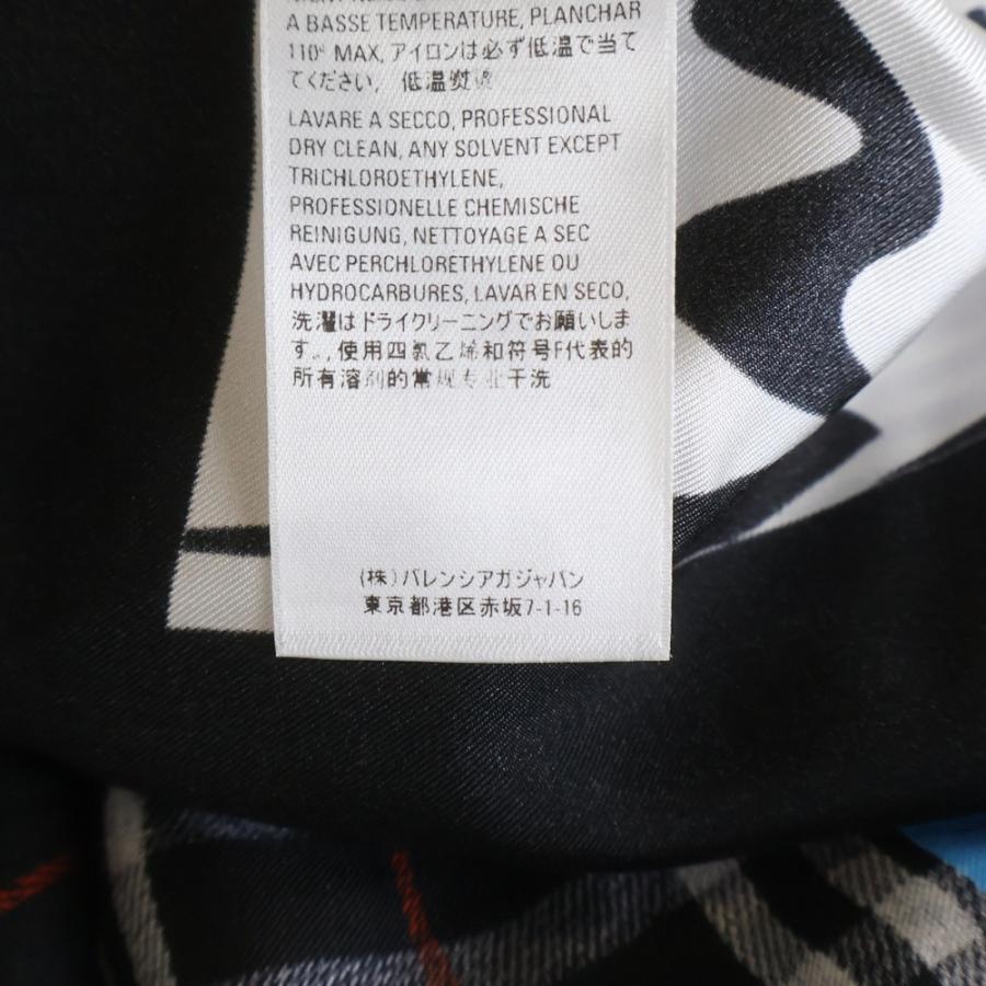 BALENCIAGA（バレンシアガ） 19SS スカーフドッキングシャツ ロング 