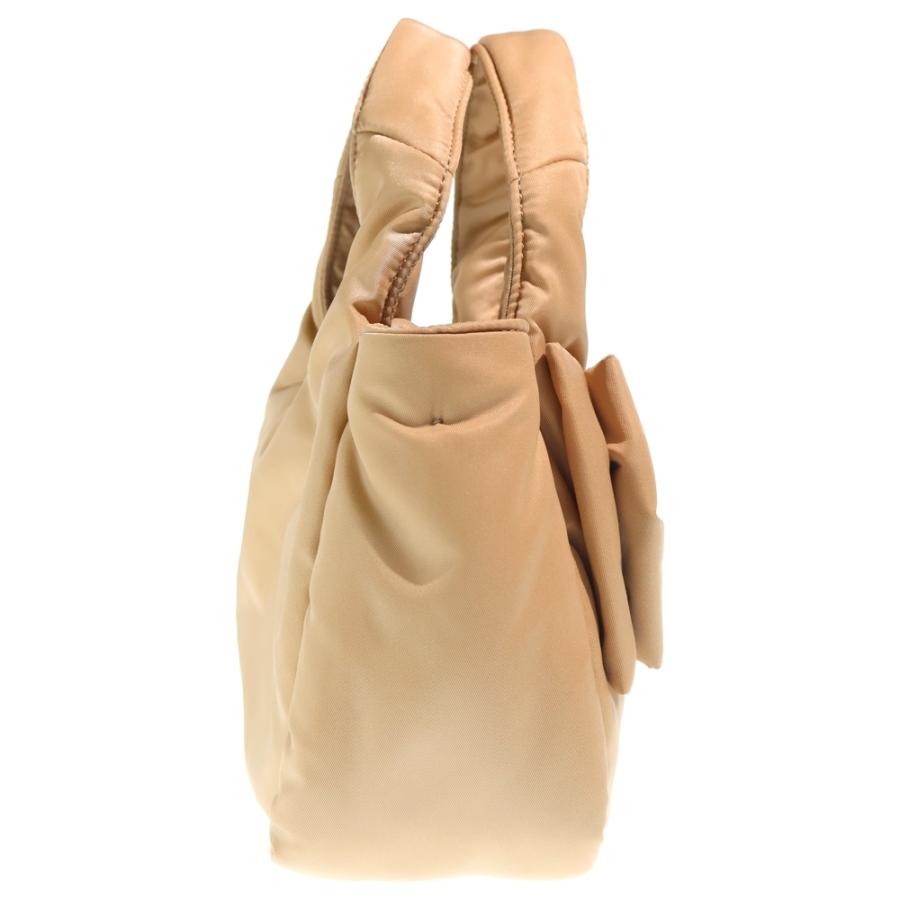 PRADA プラダ テスート リボン付きパデット ミニ ハンドバッグ ベージュ 1BA359 PRADA（プラダ） テスート リボン付きパデット ミニ ハンドバッグ