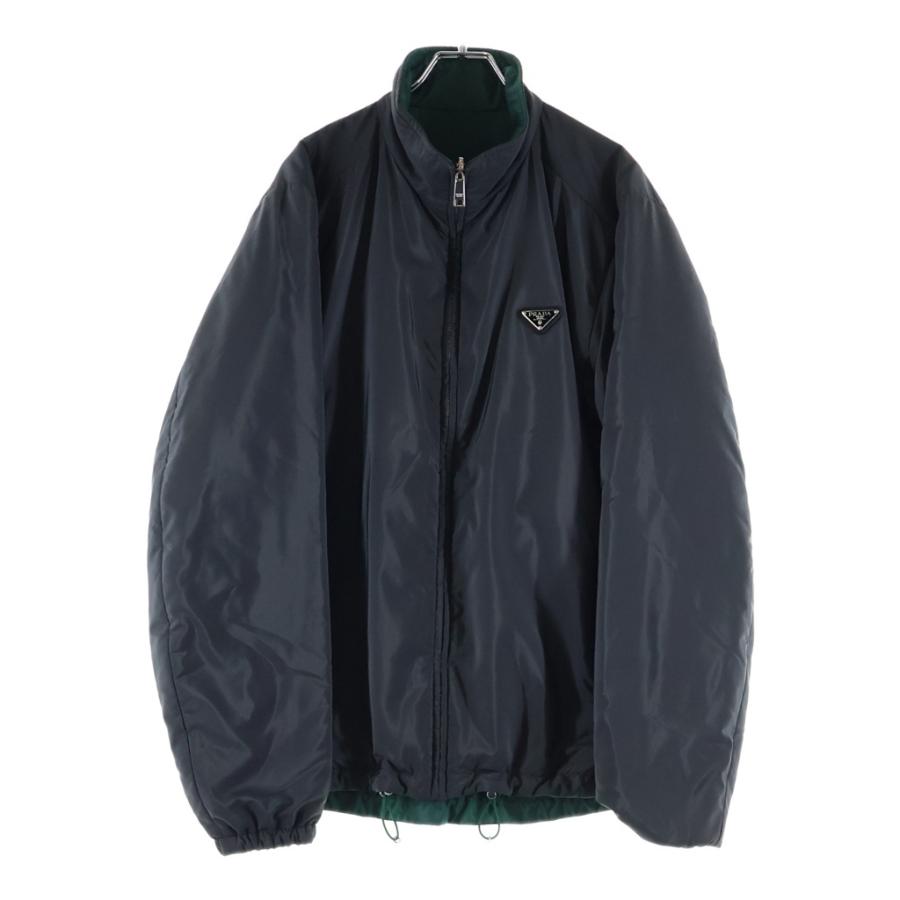 【Yuさん専用】プラダ　リバーシブルレザー　ブラック×ネイビー　三角ロゴ　3L PRADA（プラダ） Re-Nylon リナイロン トライアングルロゴプレート