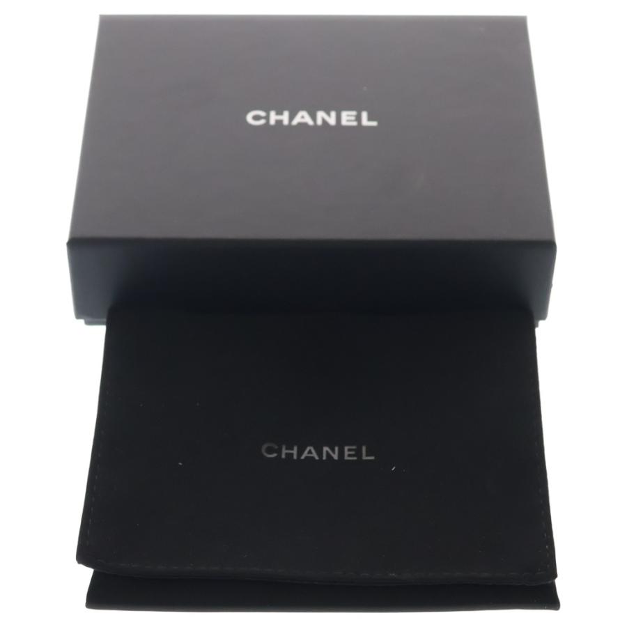 CHANEL シャネル ココマーク ジップコインケース ミニ財布 ブラック レザー ゴールド金具の画像