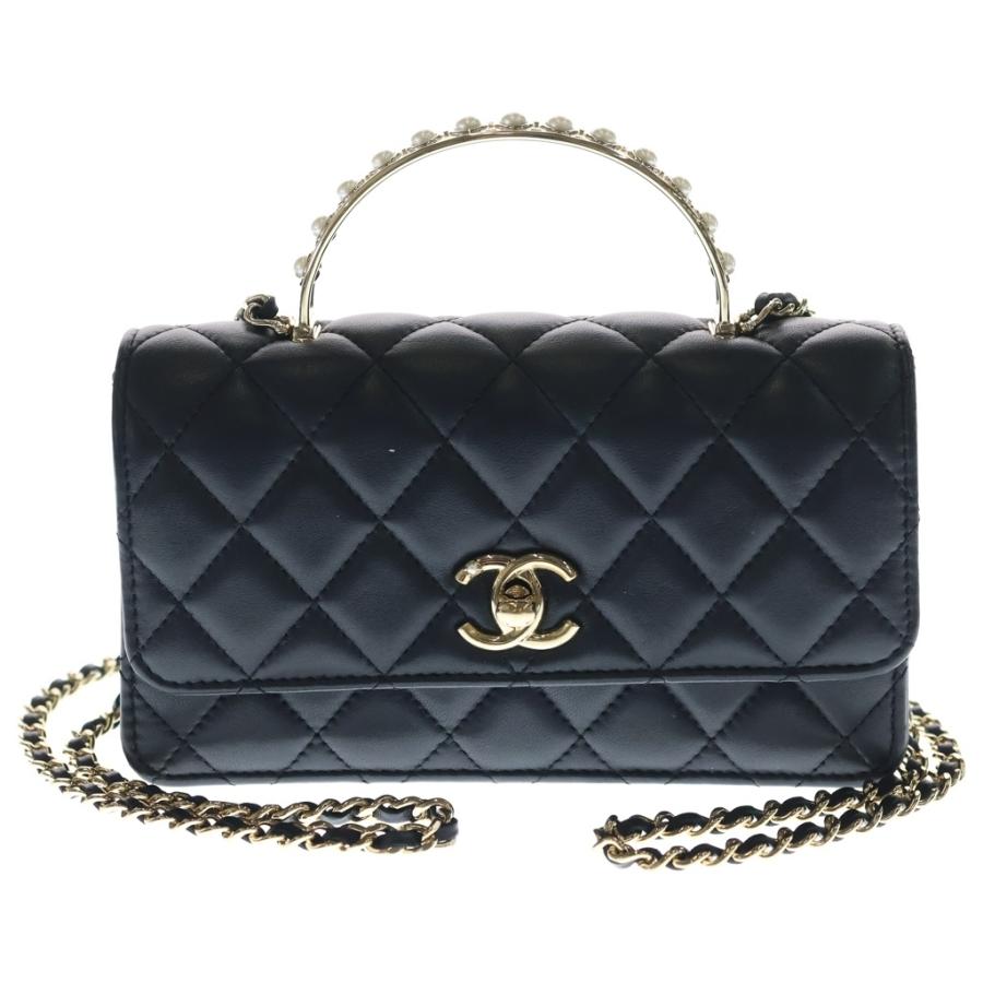 CHANEL（シャネル） マトラッセ ココハンドル チェーンウォレット