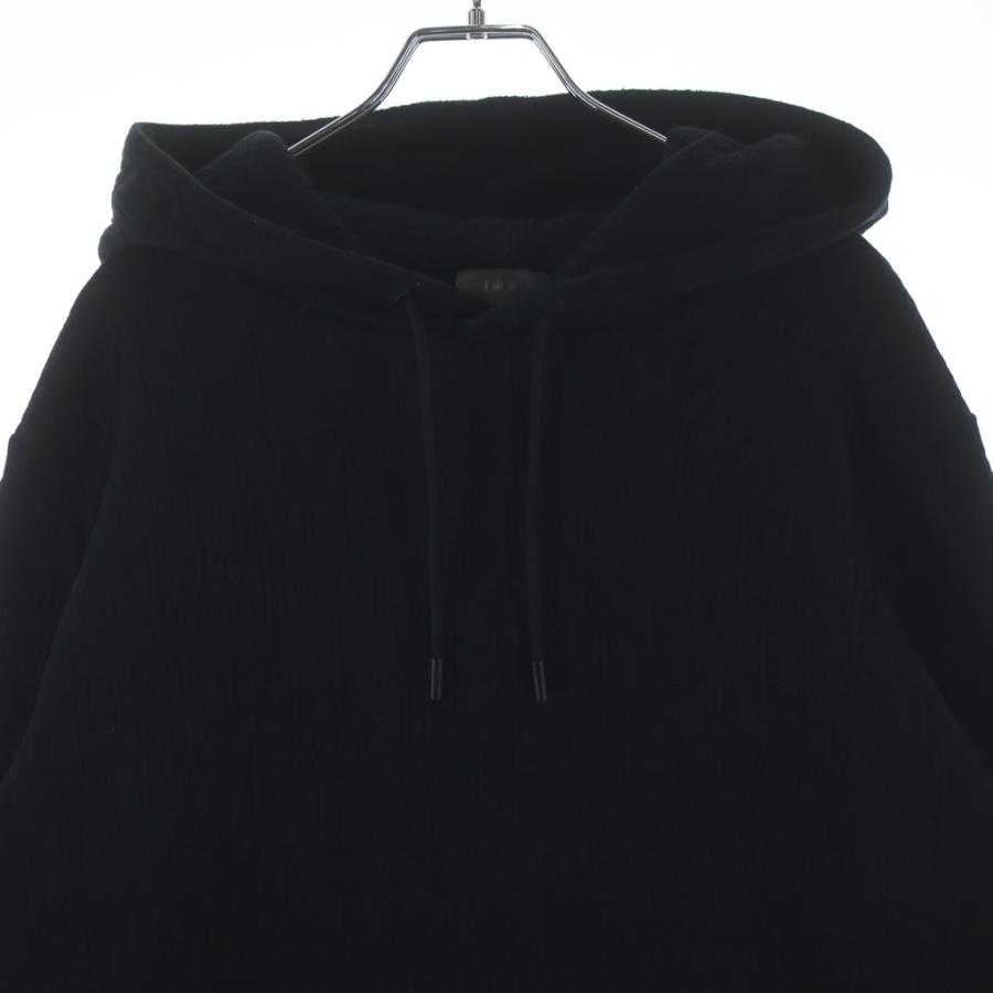 Christian Dior MONSIEUR クリスチャンディオールムッシュ オブリーク コットンフリース ブラック L Christian Dior MONSIEUR クリスチャンディオールムッシュ オブリーク