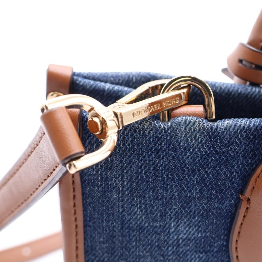 MICHAEL KORS（マイケルコース） ロゴプリント デニム レザー 2WAY