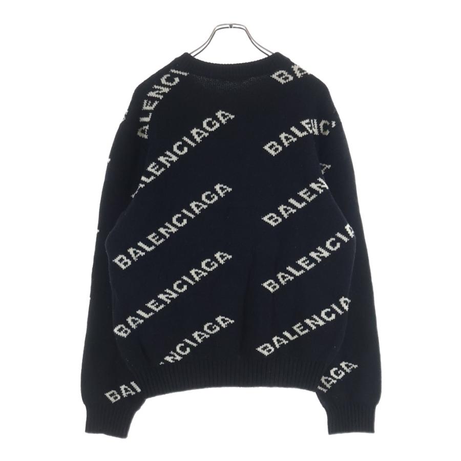 BALENCIAGA（バレンシアガ） オールオーバーロゴ ジャガード ウール