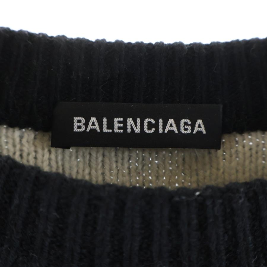 BALENCIAGA（バレンシアガ） オールオーバーロゴ ジャガード ウール