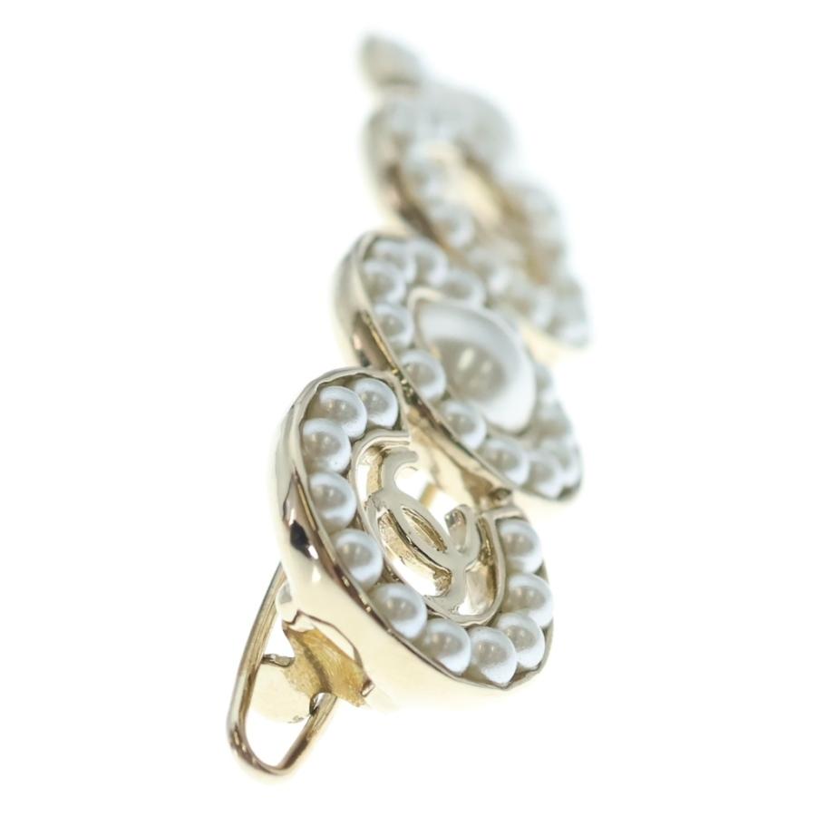 CHANEL（シャネル） ココマーク バレッタ ヘアクリップ パール