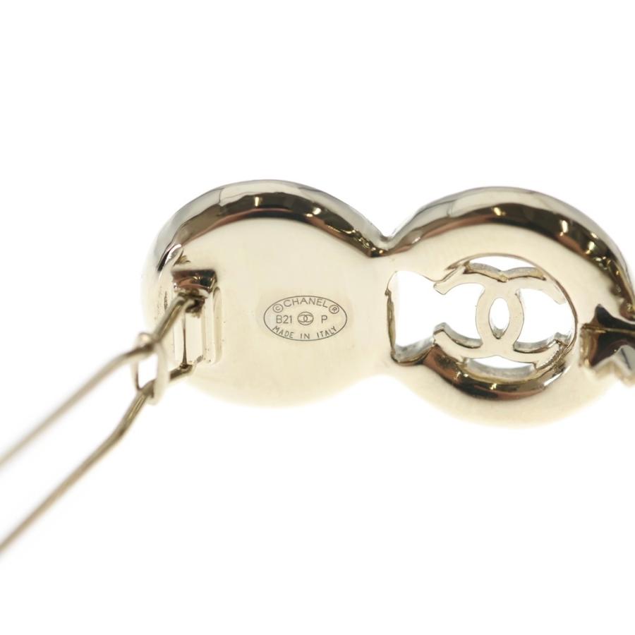CHANEL シャネル B21P パール バレッタ ゴールド CHANEL（シャネル） ココマーク バレッタ ヘアクリップ パール