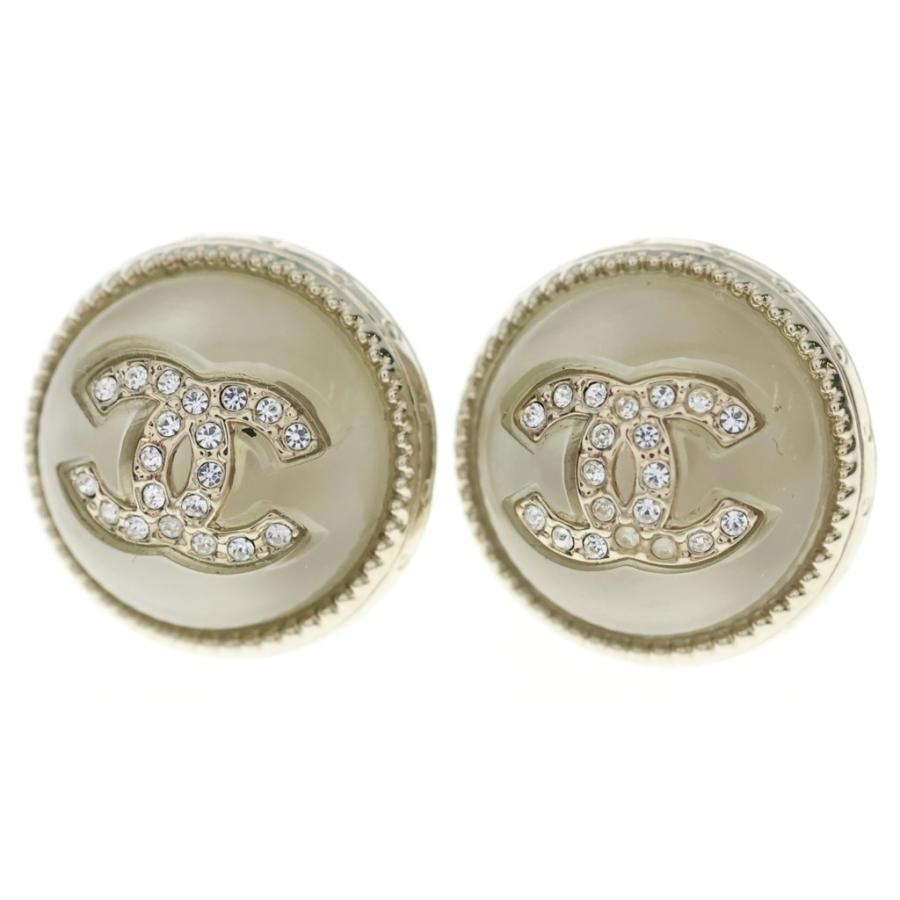 CHANEL（シャネル） ココマーク ラインストーン パール ラウンド
