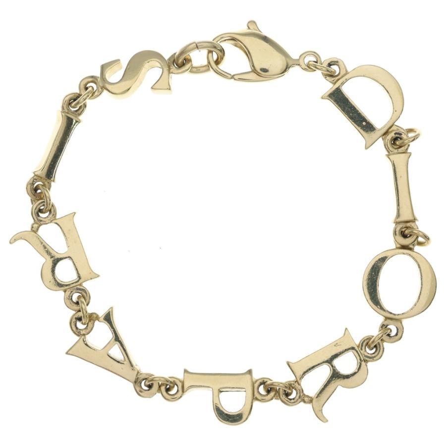 【Christian Dior】美品 ゴールド オールCDロゴ ブレスレット Christian Dior（クリスチャン・ディオール） CDロゴ ブレスレット
