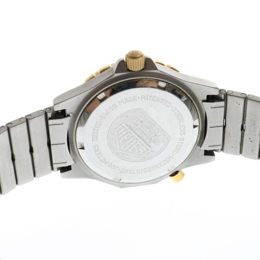 unclicht TAG HEUER タグホイヤー エアライン GMT シャンパン文字盤 SS