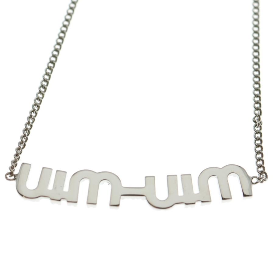 miu miu ロゴネックレス 箱付き　新品同様 楽天市場】MIUMIU ミュウミュウ ネックレス 5IC058 2DNC レディース