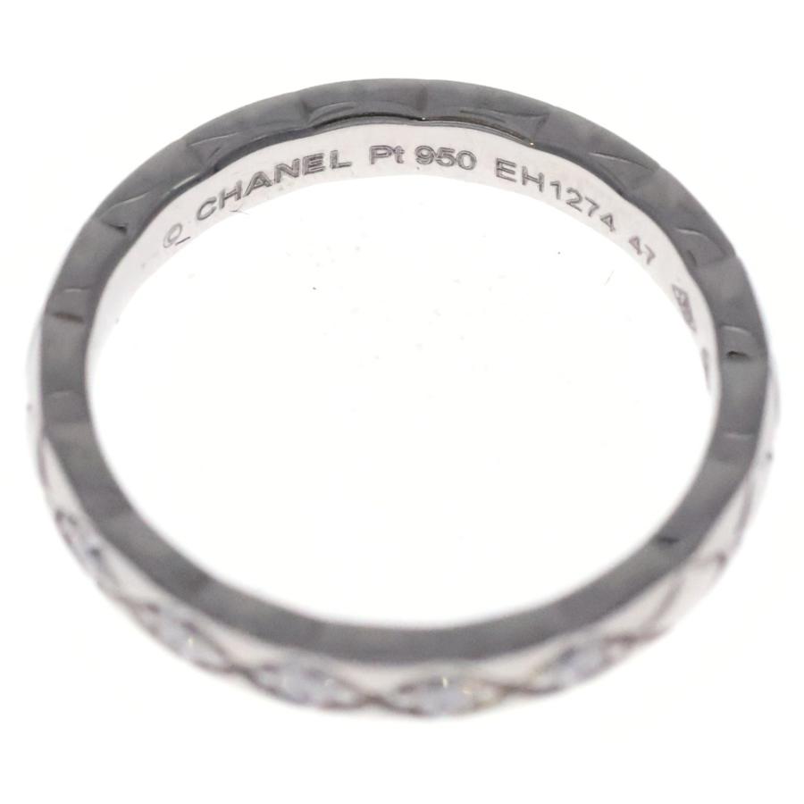 CHANEL（シャネル） ココクラッシュ 5PD リング Pt950 プラチナ #47