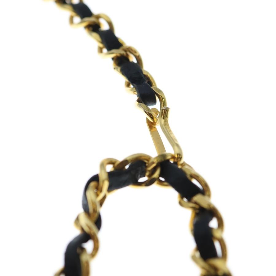 CHANEL（シャネル） ココマーク チェーンベルト ブラック×ゴールド