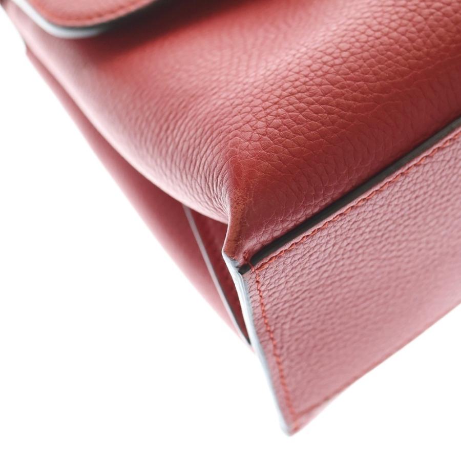 GUCCI（グッチ） バンブー 2WAYショルダーバッグ ハンドバッグ レッド
