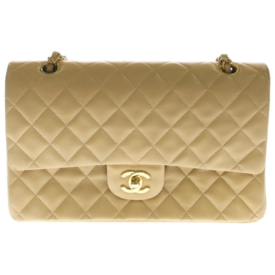 CHANEL（シャネル） マトラッセ 25 ダブルフラップ ベージュ 