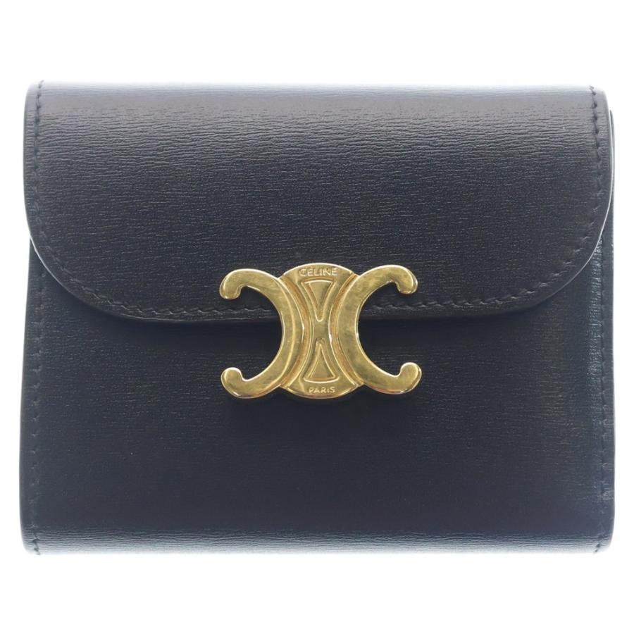 CELINE（セリーヌ） トリオンフ スモールフラップウォレット 三つ折り