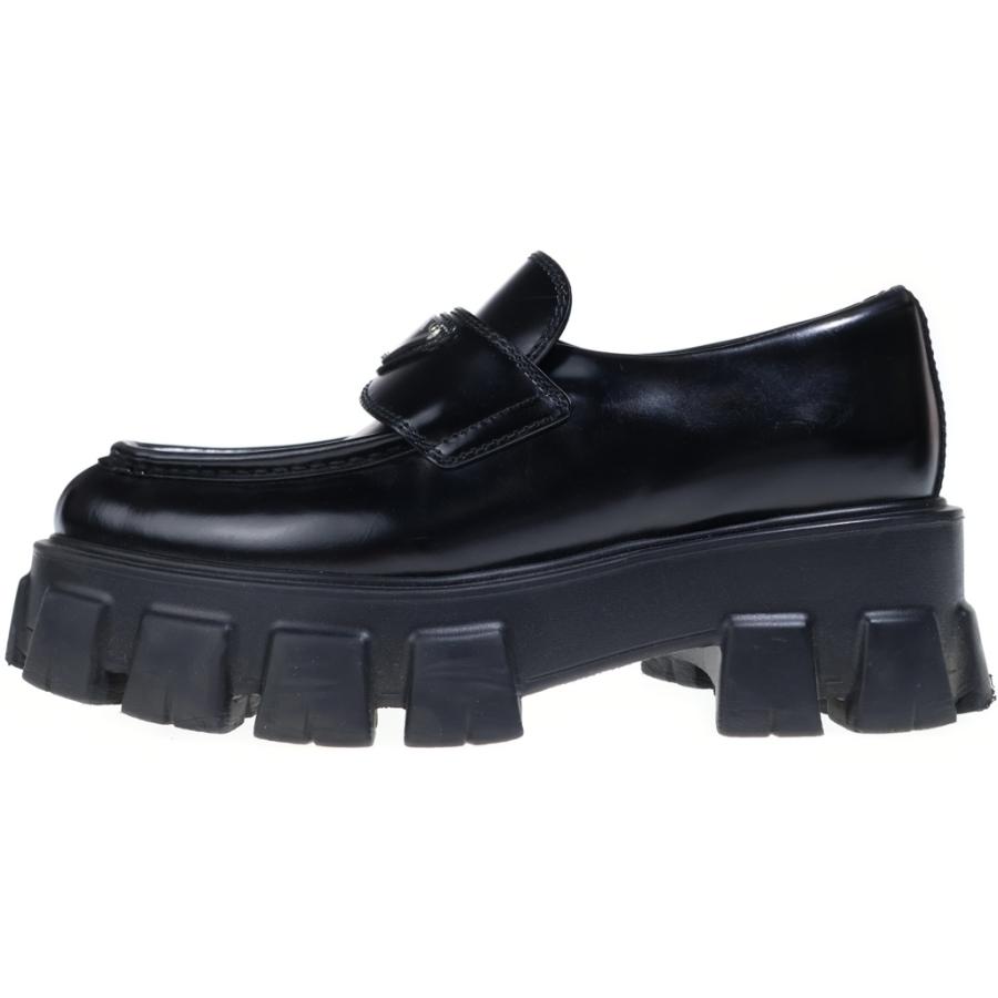 PRADA（プラダ） モノリス トライアングルロゴプレート レザー 厚底