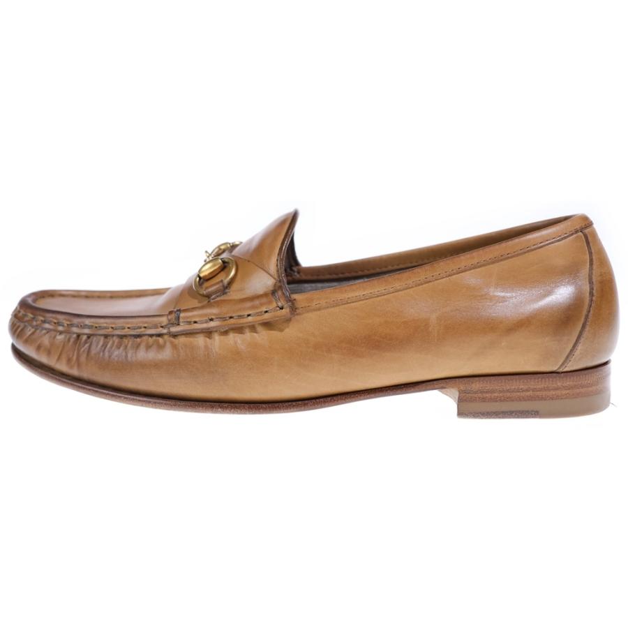 GUCCI グッチ　ホースビット　レザー　ローファー　ブラウン　36 1/2 C GUCCI（グッチ） ホースビット レザーローファー シューズ 革靴