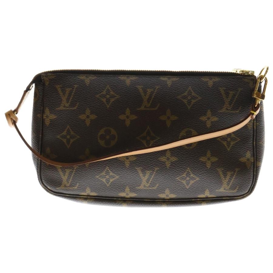 ルイヴィトン M51980 ポーチ ブラウン  LOUIS VUITTON ポシェット アクセソワール モノグラム LOUIS VUITTON（ルイ・ヴィトン） モノグラム ポシェットアクセ