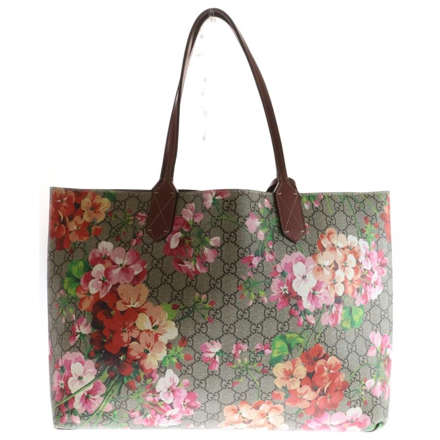 GUCCI（グッチ） GGブルームス ミディアム リバーシブル 花柄 トート 