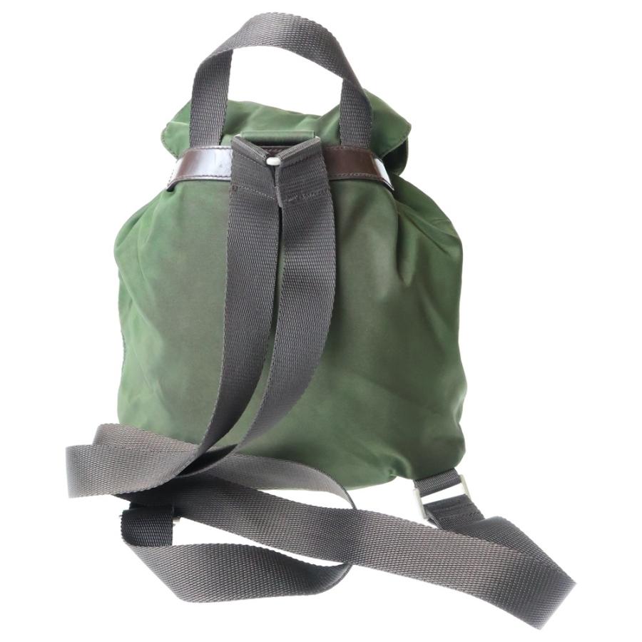 PRADA プラダ ヴェラ リュックサック バックパック カーキ グリーン ナイロン B6677X シルバー金具_1