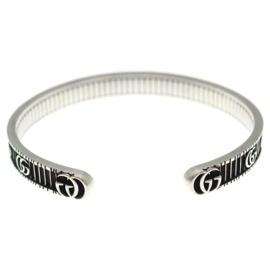 GUCCI GGロゴ シルバーバングル GUCCI（グッチ） GGロゴバングル ブレスレット シルバー : BRING Yahoo