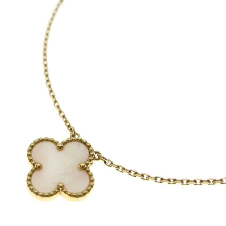 ヴァンクリーフ　ヴァンクリ　イエローゴールド　マザーオブパール Van Cleef & Arpels ヴァンクリーフアンドアーペル ヴィンテージ