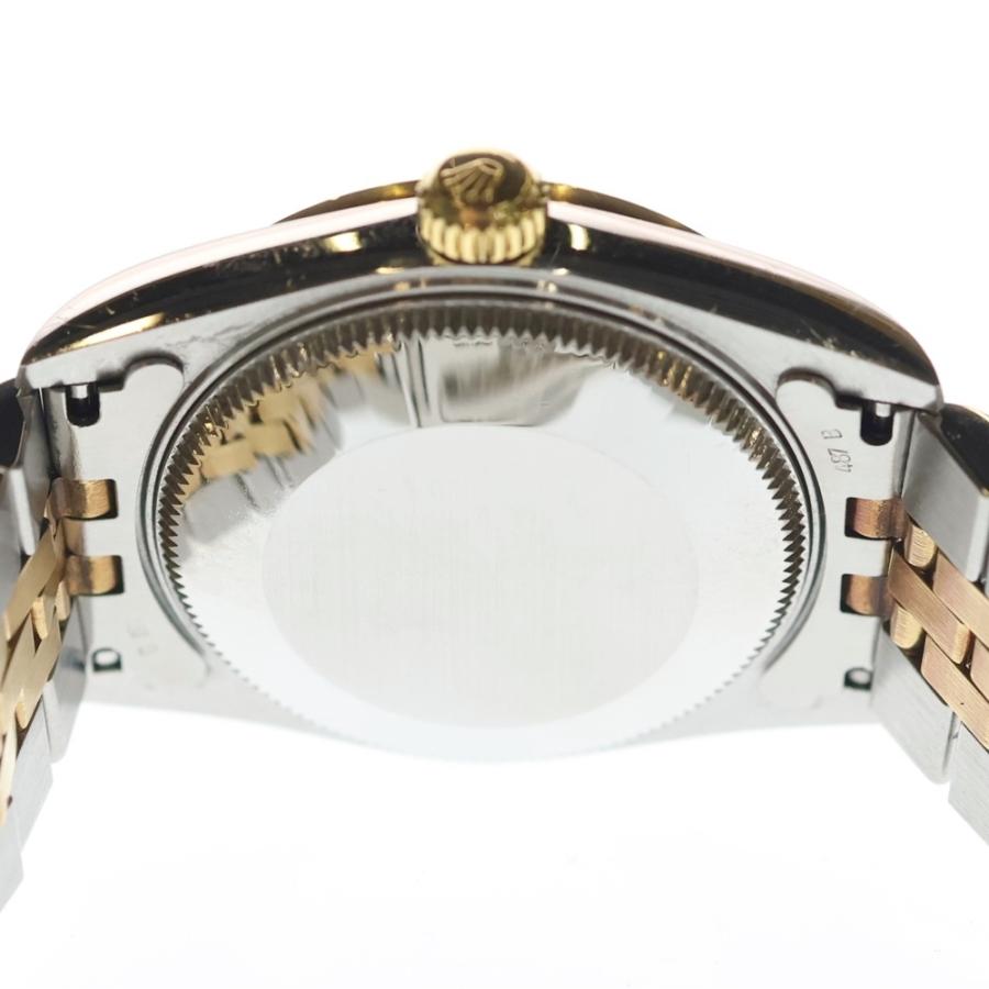 ROLEX（ロレックス） デイトジャスト31 シェル文字盤 SS K18YG 10P