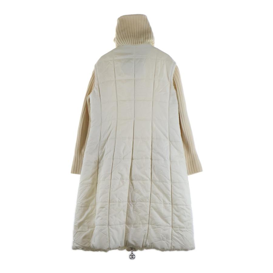 CHANEL（シャネル） 00A スポーツライン リブニット 切り替え ダウン 
