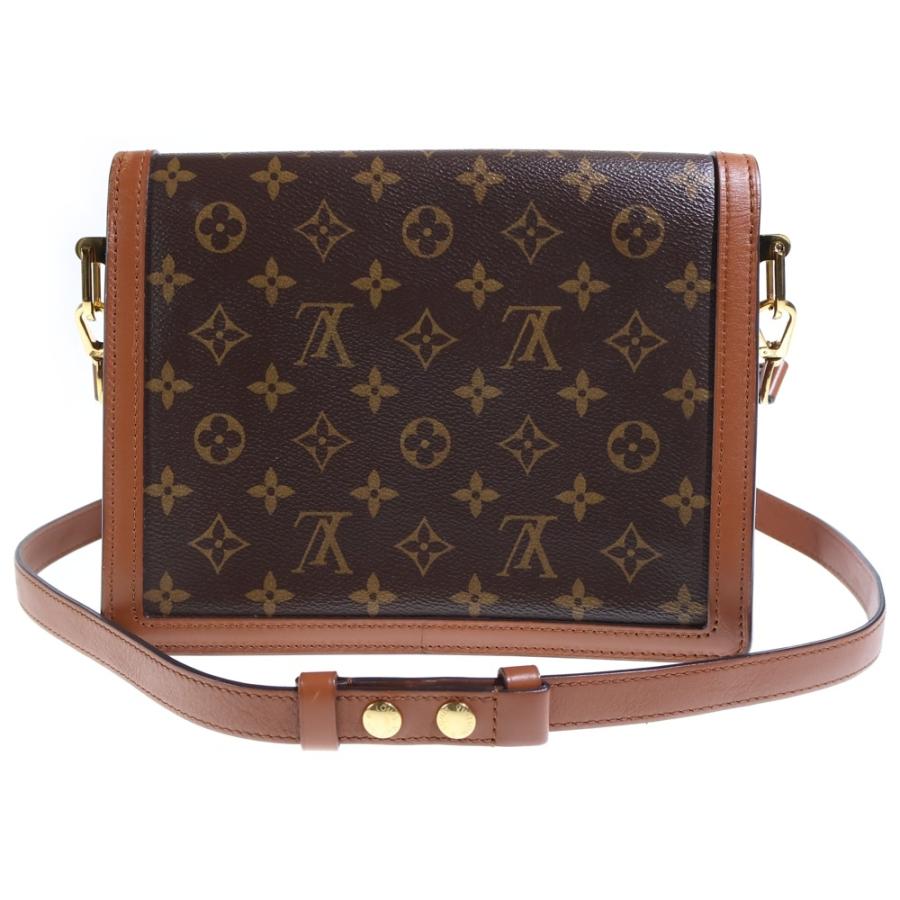 LOUIS VUITTON ルイヴィトン ドーフィーヌMM モノグラムリバース PVC レザー チェーン ショルダーバッグ ゴールド金具 ブラウン M45958 LOUIS VUITTON（ルイ・ヴィトン） ドーフィーヌMM モノグラムリバース