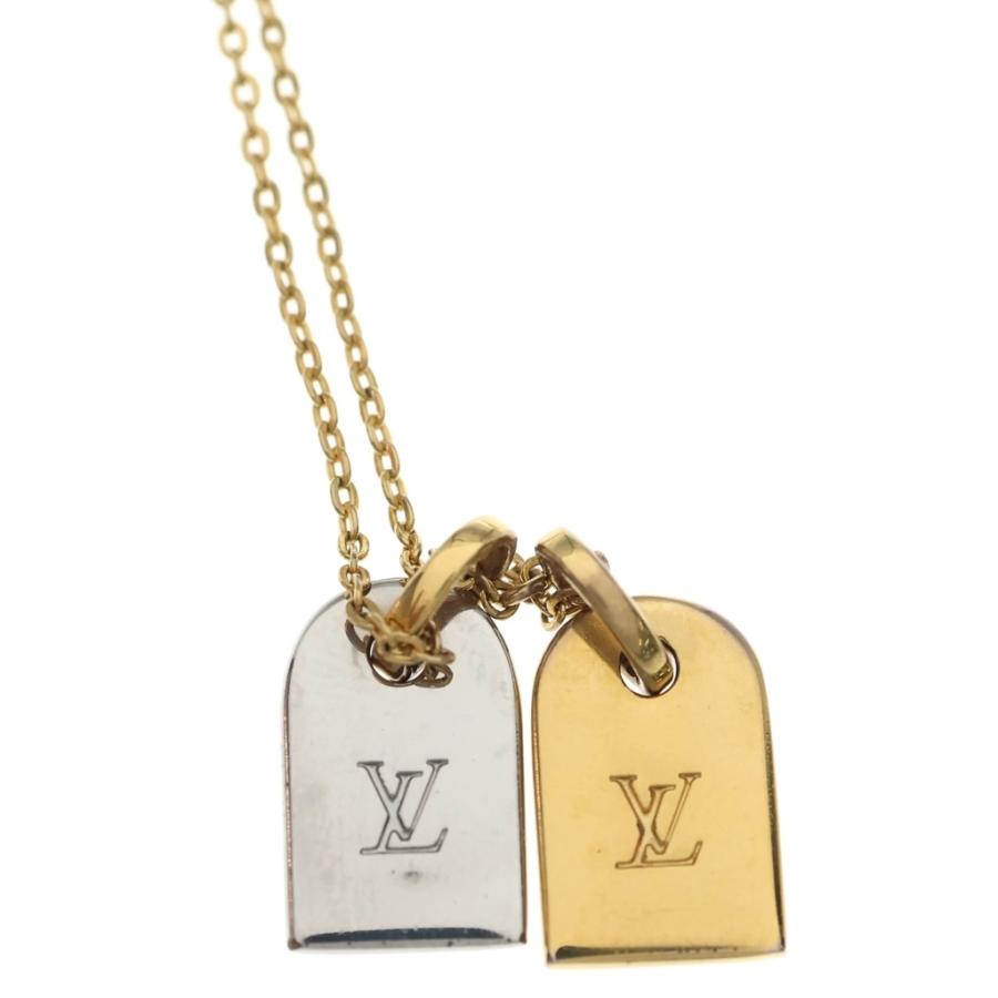 LOUIS VUITTON ネックレス ナノグラム ネームタグ ペンダント LOUIS VUITTON（ルイ・ヴィトン） ナノグラム ミニチュアネームタグ