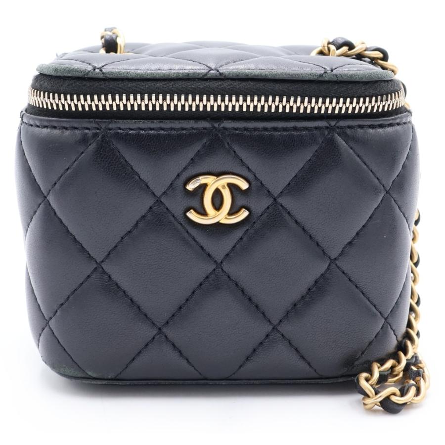 CHANEL シャネル マトラッセ ケース ラムスキン ゴールド 金具 CHANEL（シャネル） ココマーク マトラッセ ラムスキン ゴールド金具