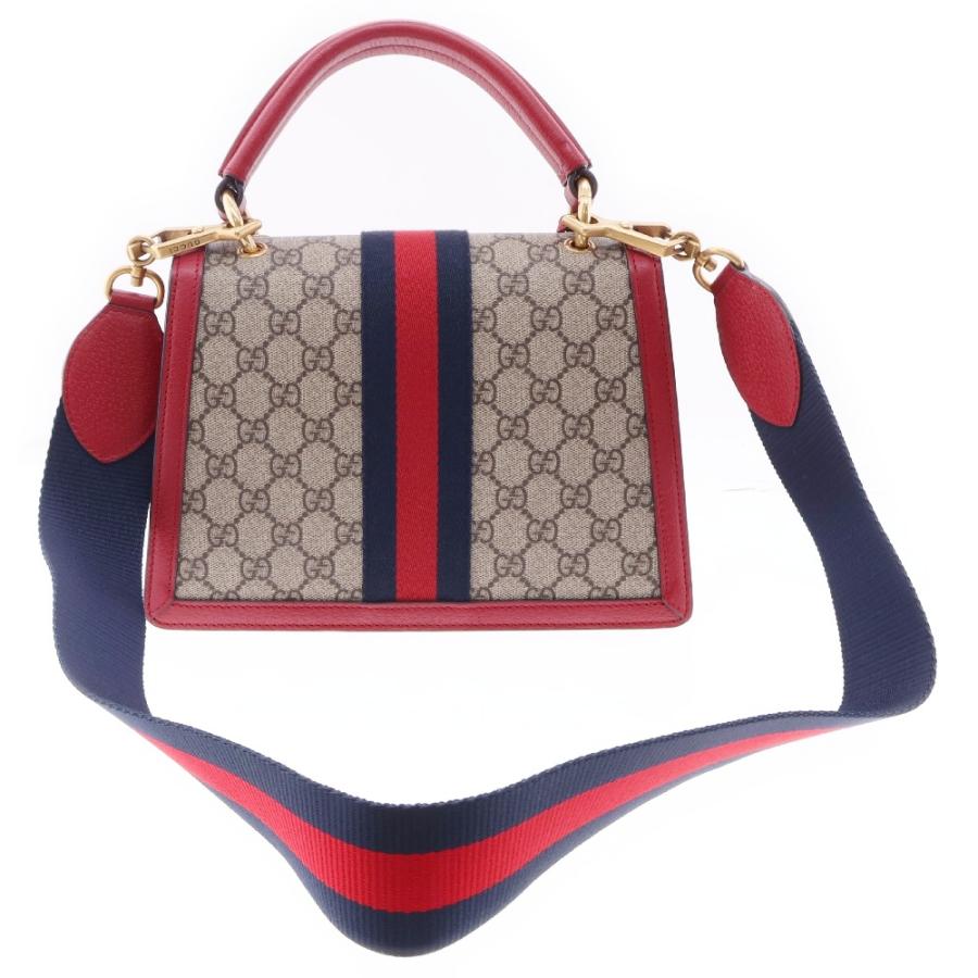 グッチ クイーンマーガレット レザー 2way バッグ GUCCI グッチ GGスプリーム クイーンマーガレット 2WAYバッグ
