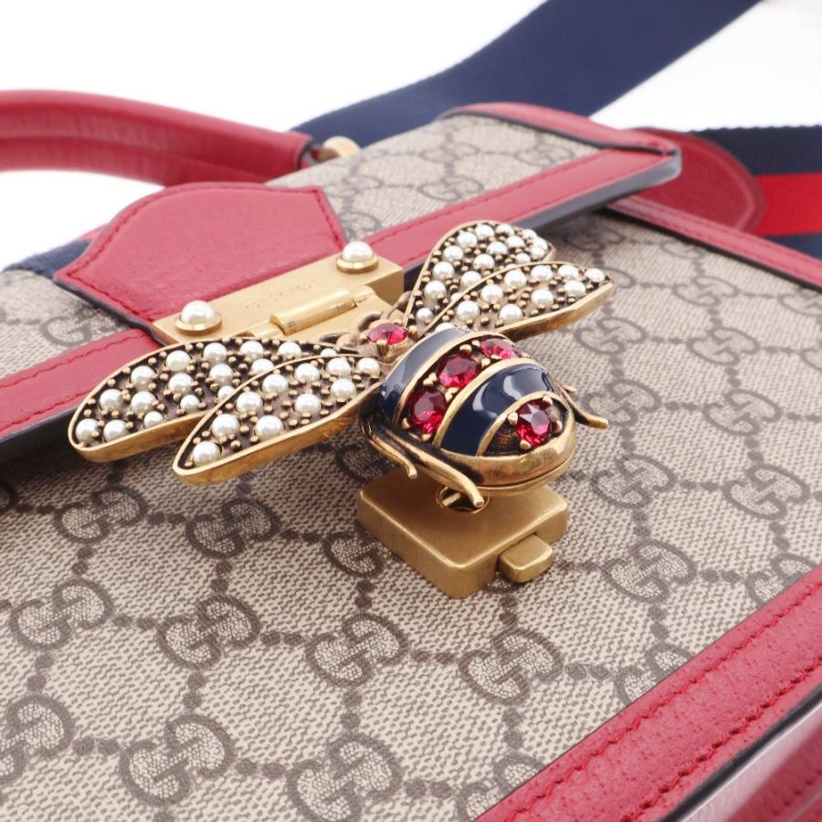GUCCI グッチ GGスプリーム クイーンマーガレット 2WAYバッグ
