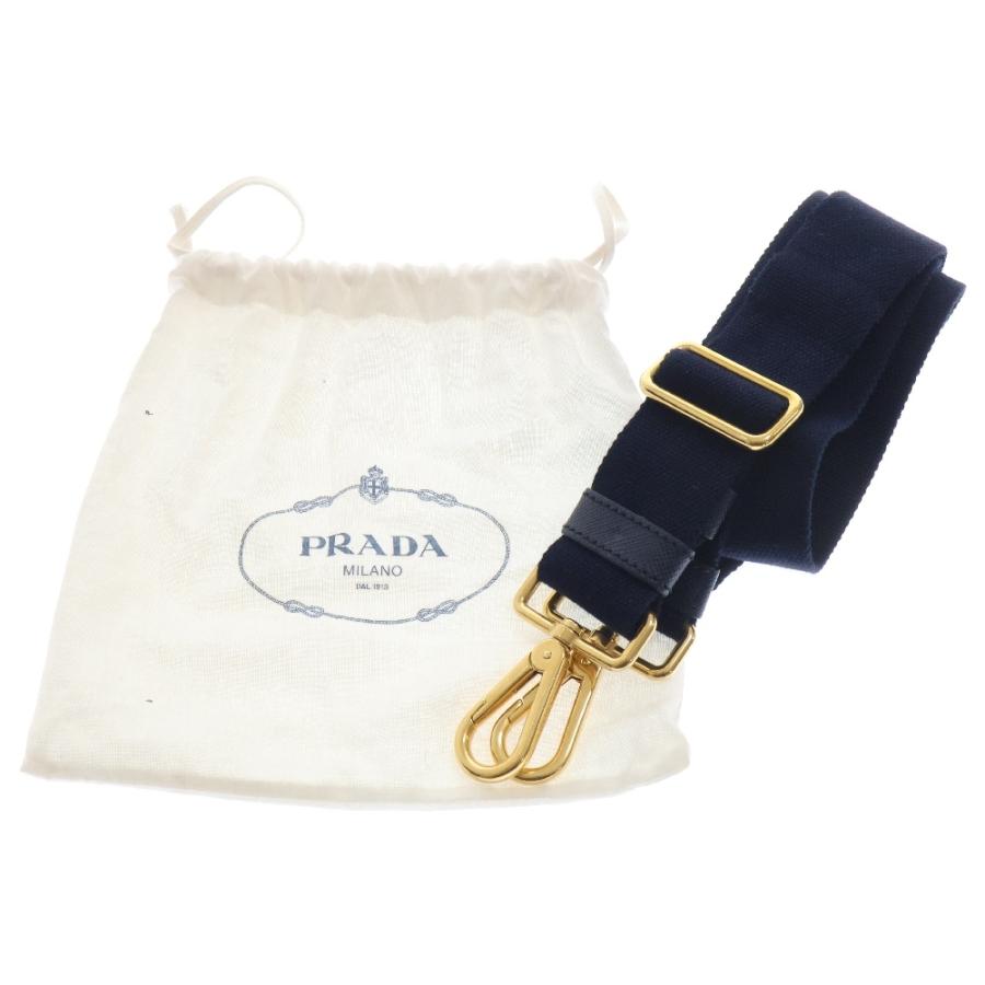 PRADA（プラダ） カナパミニ トライアングルロゴプレート2WAYデニム