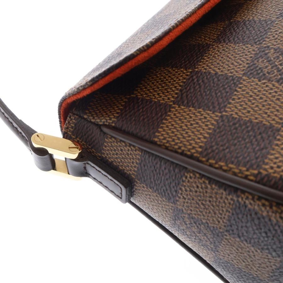 LOUIS VUITTON ルイヴィトン ダミエ エベヌ レコレータ レザー LOUIS VUITTON ルイヴィトン ダミエ エベヌ レコレータ レザー