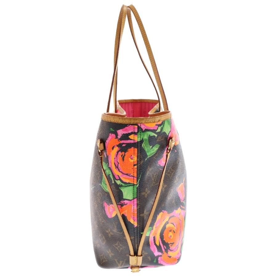 ルイ・ヴィトン LOUIS VUITTON ネヴァーフルMM トートバッグ バッグ PVCコーティングキャンバス レザー モノグラム・ローズ レディース ブラウン系 / ピンク系 / マルチカラー M48613 【中古】 LOUIS VUITTON（ルイ・ヴィトン） モノグラムローズ ネヴァーフルMM