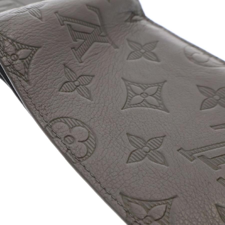 ヴィトン モノグラムシャドウ ポルトフォイユミュルティプル ノワール 正規紙袋無料】ルイヴィトン 二つ折り財布 ヴィトン 財布 メンズ