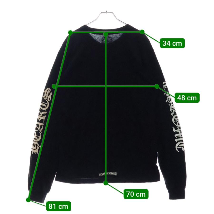 Chrome Hearts ネックロゴプリント ロングスリーブTシャツ CHROME HEARTS クロムハーツ CH L S 1 NECK LOGO ネック ロゴ